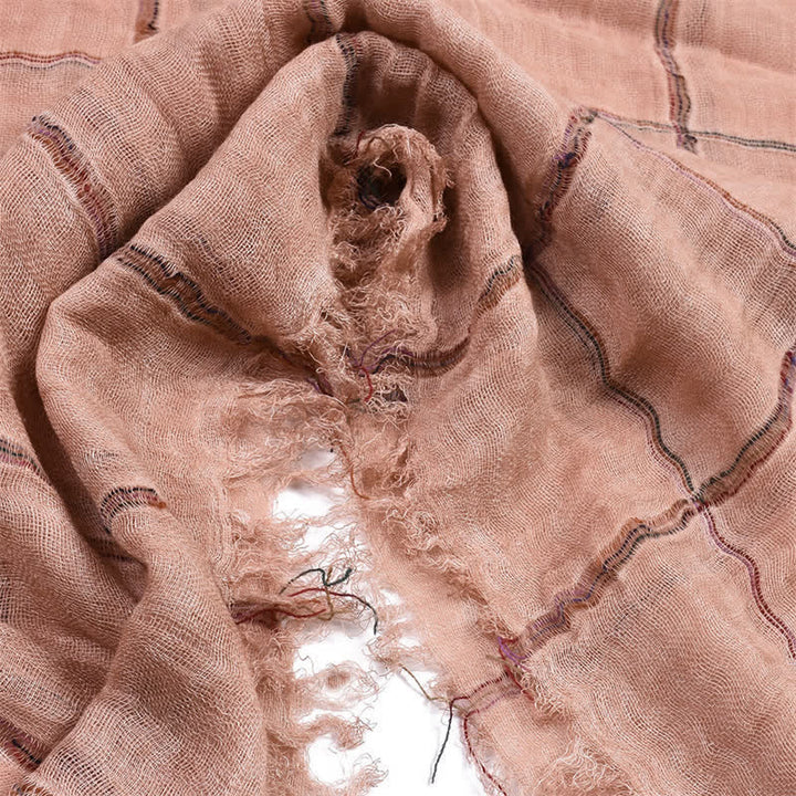 Buddha Stones /herfst geruit patroon casual herensjaal - image 11