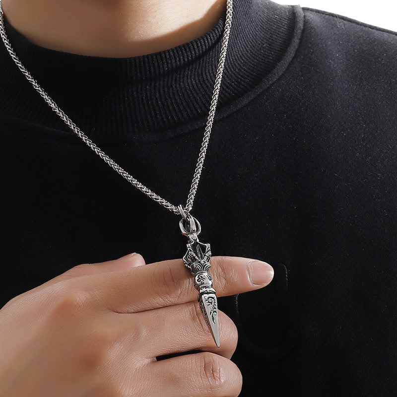 Buddha Stones Vintage Vajra Ketting van titaniumstaal met spirituele kracht. - image 11