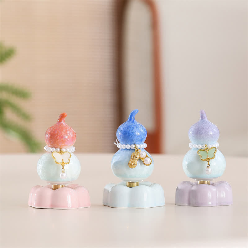Buddha Stones Keramische vlinderpompoen, draaiend, Mindfulness woondecoratie. - image 31
