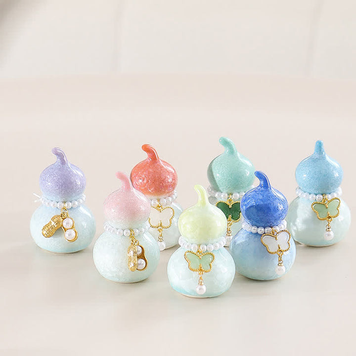 Buddha Stones Keramische vlinderpompoen, draaiend, Mindfulness woondecoratie. - image 27