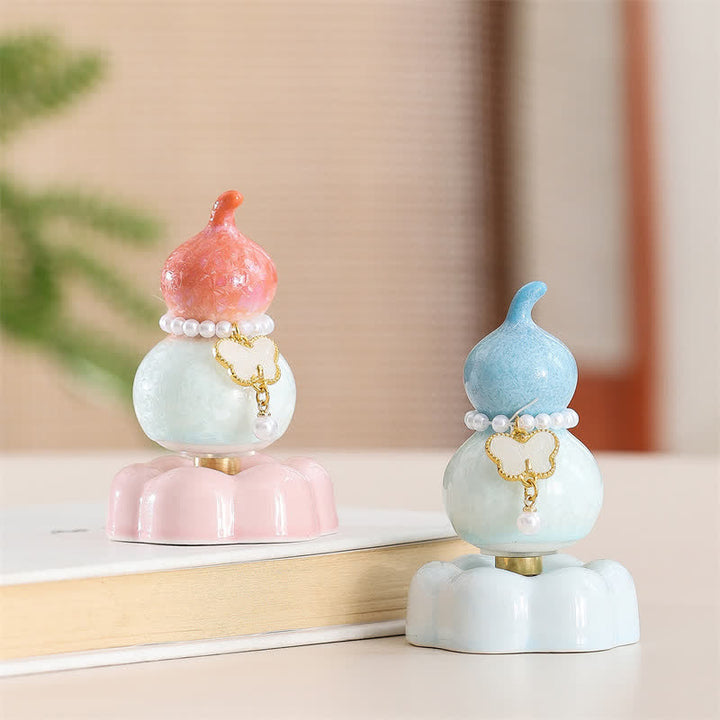 Buddha Stones Keramische vlinderpompoen, draaiend, Mindfulness woondecoratie. - image 29