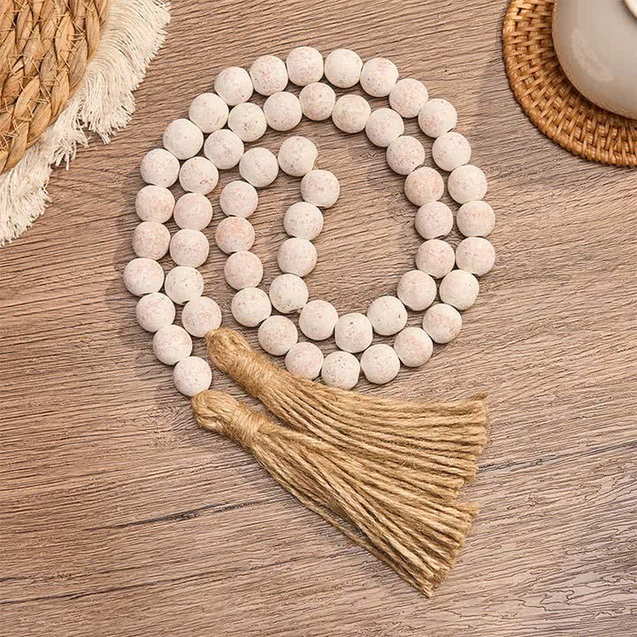 Buddha Stones Hangende Mindfulness woondecoratie. - Hout - image 0