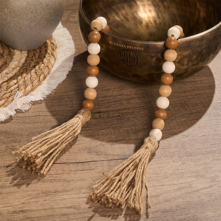 Buddha Stones Boho Country kralenkwastjes accentdecoratie voor een Mindfulness woondecoratie - image 4