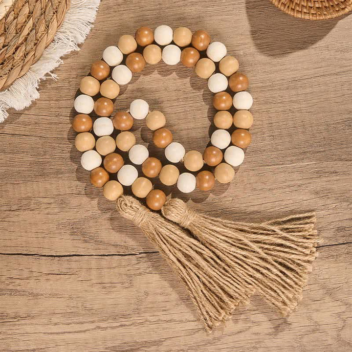 Buddha Stones Boho Country kralenkwastjes accentdecoratie voor een Mindfulness woondecoratie - 100 cm - image 8