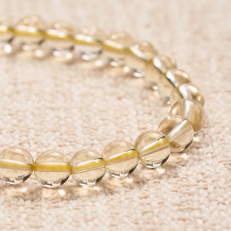 Buddha Stones Citrien heldere kwarts ALL IS WELL letters kralen Armband - image 4