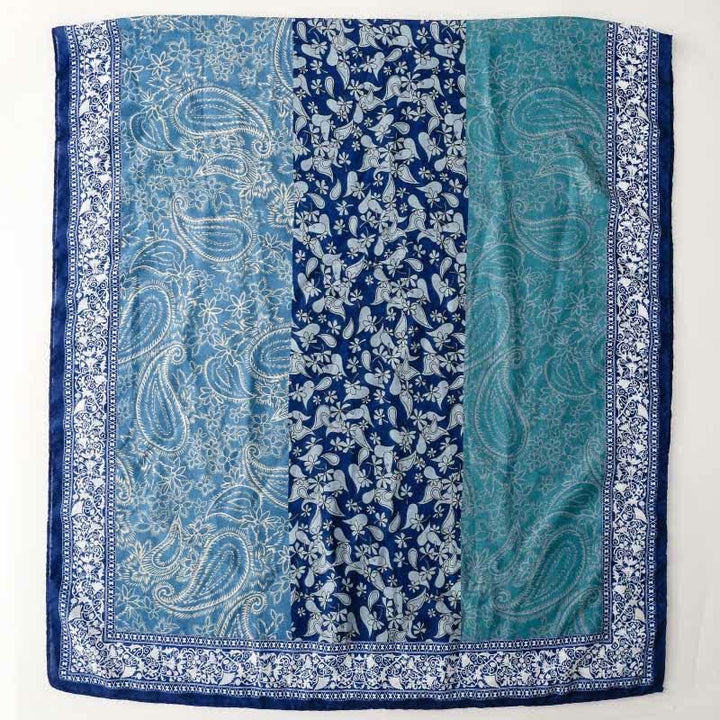 Buddha Stones Herfst/winter sjaal voor dames met paisley- en bloemenprint en rand. - image 13