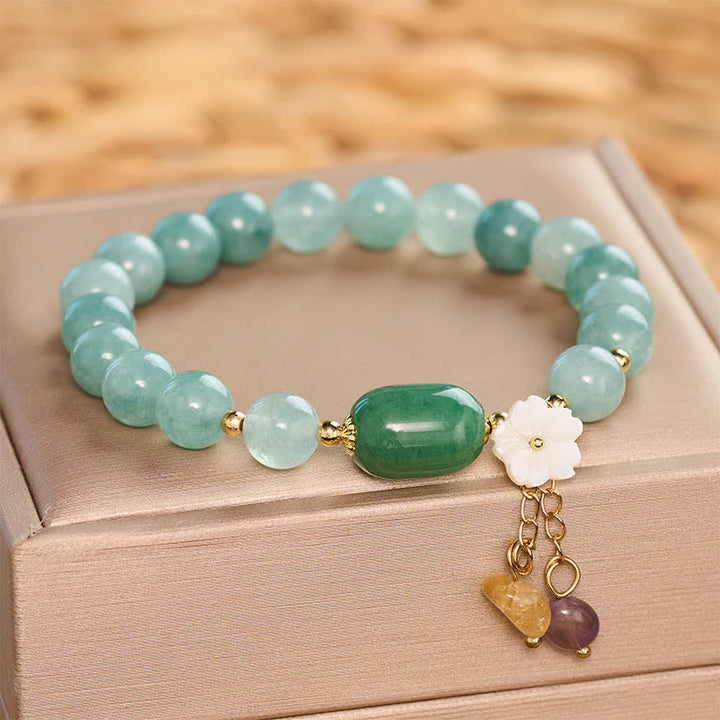 Buddha Stones Jadebloesem bedeltje beschermende Armband - image 4
