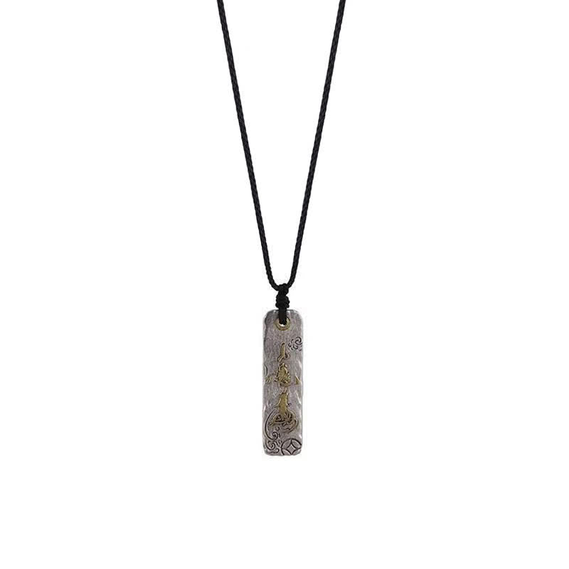 Buddha Stones Een fortuin maken Chinese karakter koperen munt rijkdom Ketting - image 8