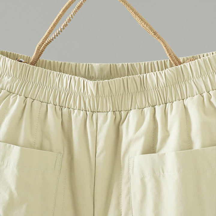 Buddha Stones Casual basic Enkellengte broek voor dames met Zakken , geschikt voor de herfst en winter. - image 12
