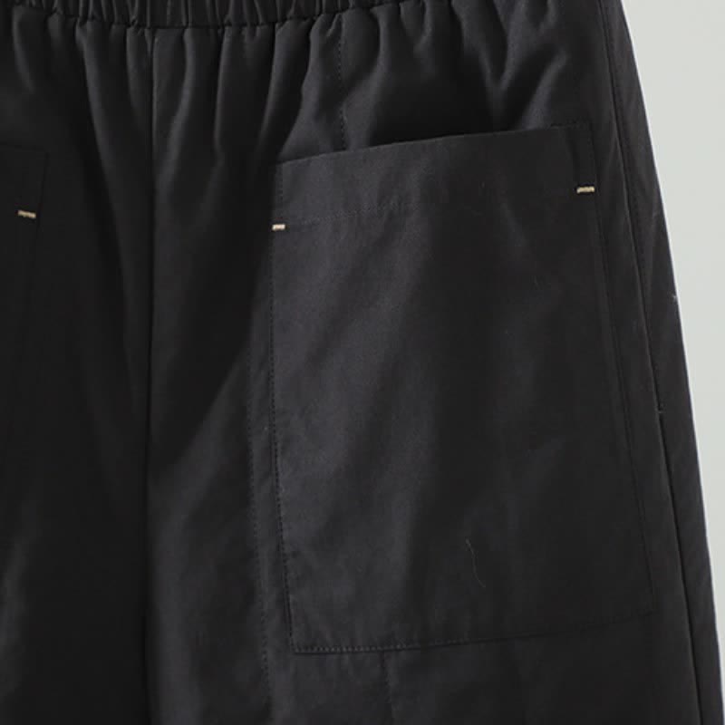 Buddha Stones Casual basic Enkellengte broek voor dames met Zakken , geschikt voor de herfst en winter. - image 7