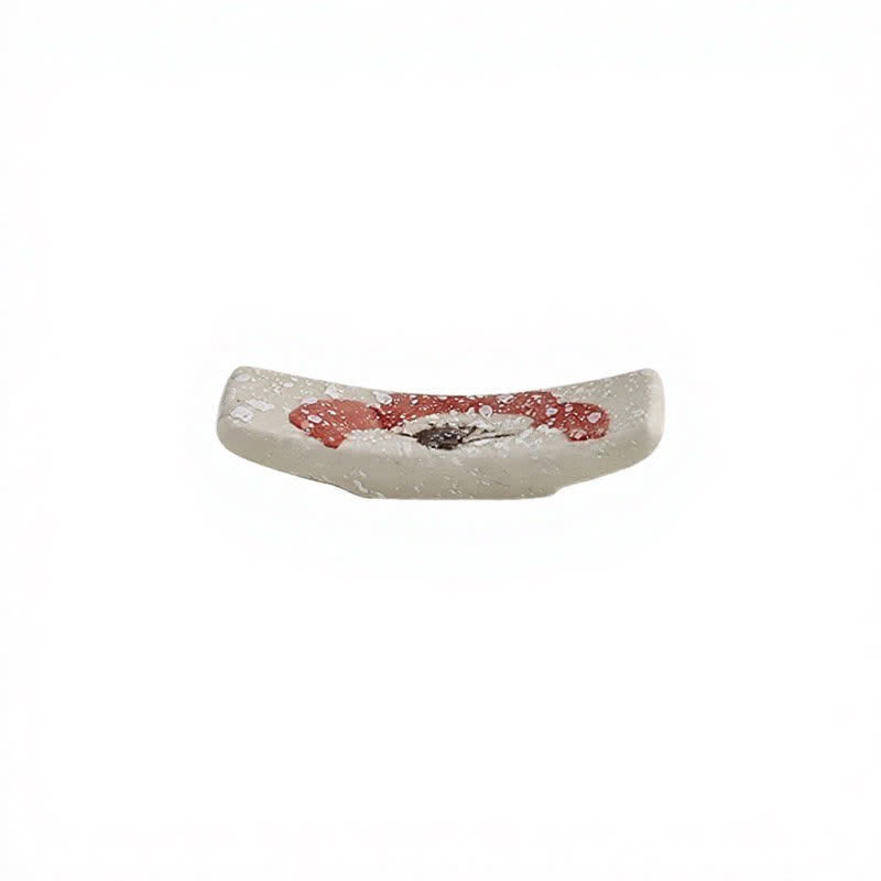 Buddha Stones Eetstokjeshouder van natuurlijk gespikkeld keramiek - Bloemblaadjes (ongeveer 6,8 cm × 2,2 cm × 1,5 cm) - image 3