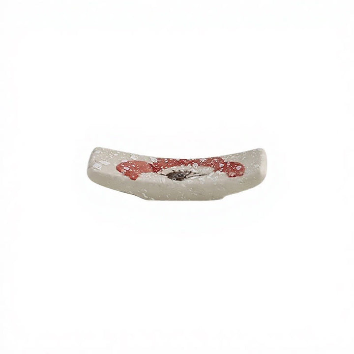 Buddha Stones Eetstokjeshouder van natuurlijk gespikkeld keramiek - Bloemblaadjes (ongeveer 6,8 cm × 2,2 cm × 1,5 cm) - image 3