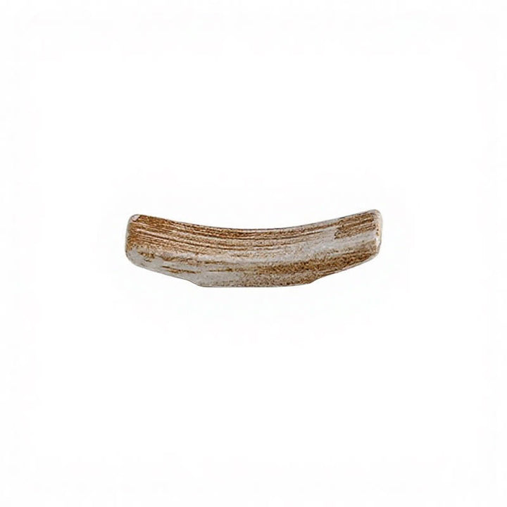 Buddha Stones Eetstokjeshouder van natuurlijk gespikkeld keramiek - Bruine strepen (ongeveer 6,8 cm × 2,2 cm × 1,5 cm) - image 5