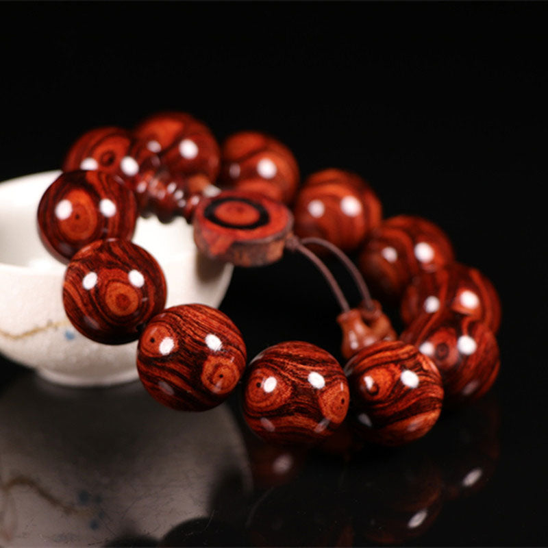 Buddha Stones Armband van Tibetaans palissanderhout met warmte-effect (willekeurig type) - image 1