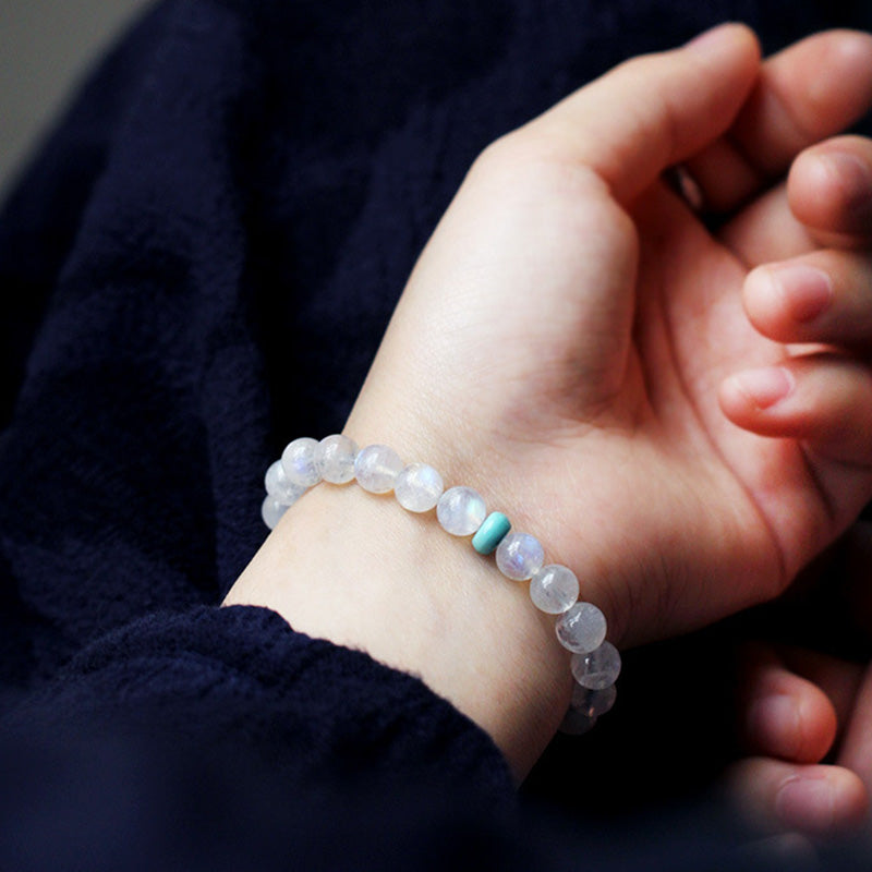 Buddha Stones Maansteen Armband voor rust, genezing en positieve energie - image 4