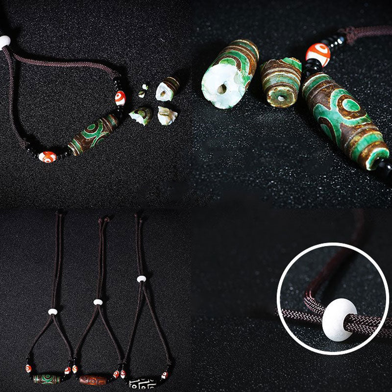 Buddha Stones Tibetaanse negenoog Dzi kralen Ketting - image 11
