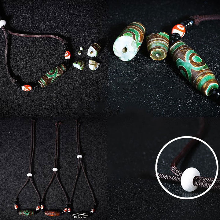 Buddha Stones Tibetaanse negenoog Dzi kralen Ketting - image 11