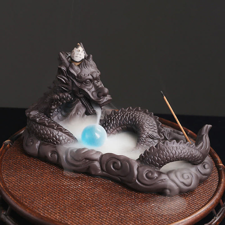 Draak die een bal speelt, bloem, bescherming , Wierook , decoratie - Dragon Ball - image 0