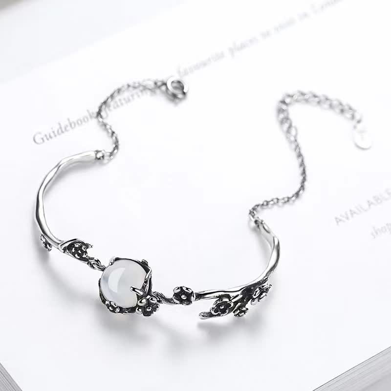 Buddha Stones Pruimenbloesem Chalcedoon Positieve Armband - image 11