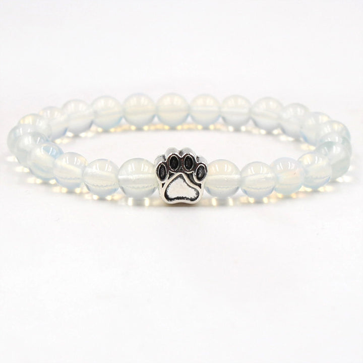 Indiase agaat groene agaat hondenpoot positieve kalmerende Armband - Opaal (Liefde ♥ Succes) - image 10