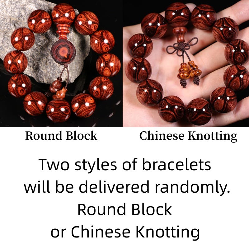 Buddha Stones Armband van Tibetaans palissanderhout met warmte-effect (willekeurig type) - image 2