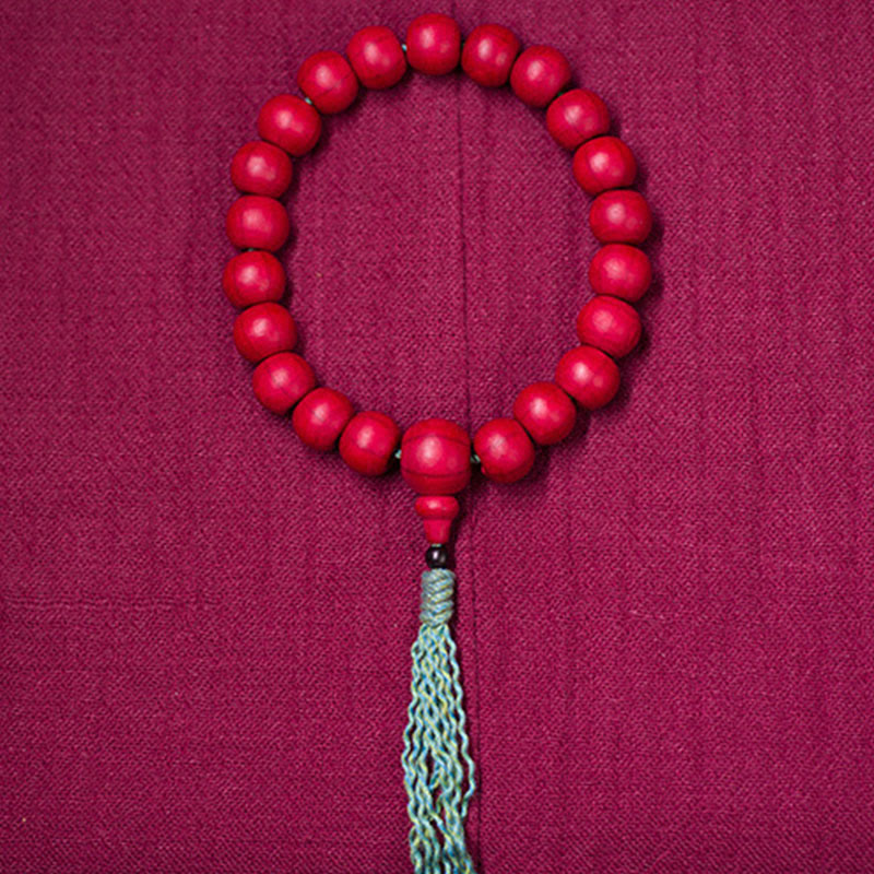 Buddha Stones Abelia Biflora Houten Pols Mala ter Afwering van Kwade Geesten - image 10
