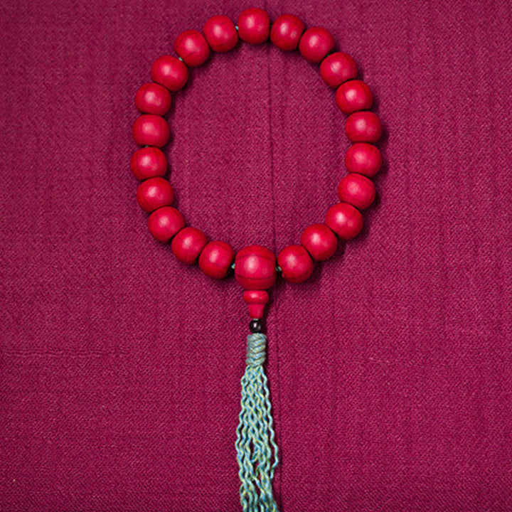 Buddha Stones Abelia Biflora Houten Pols Mala ter Afwering van Kwade Geesten - image 10