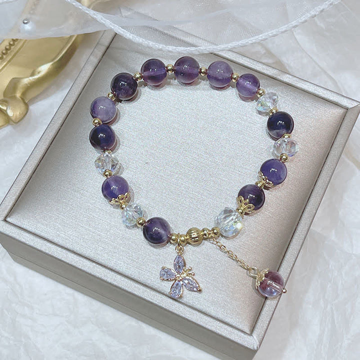 Buddha Stones Spirituele Armband van natuurlijk amethistkristal - image 7