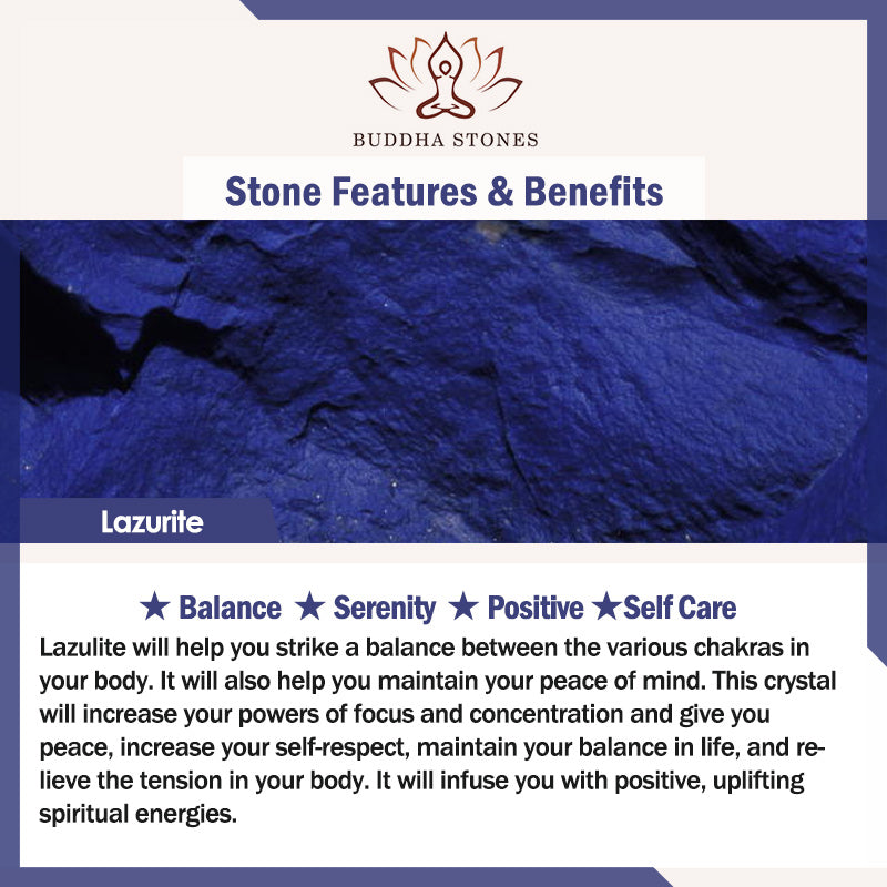 Buddha Stones Zen Cairn Labradoriet Diverse Kristallen Kalmerende Hanger Ketting - image 19