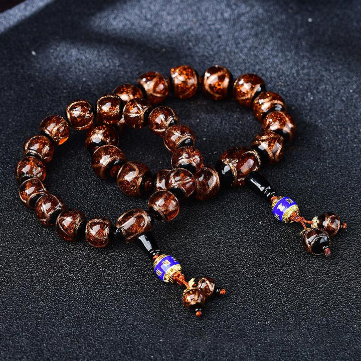 Tibetaanse Armband met drakenaderagaat voor helende doeleinden - image 0