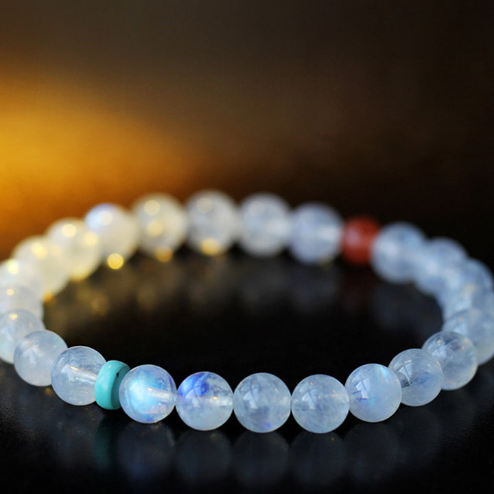 Buddha Stones Maansteen Armband voor rust, genezing en positieve energie - image 12