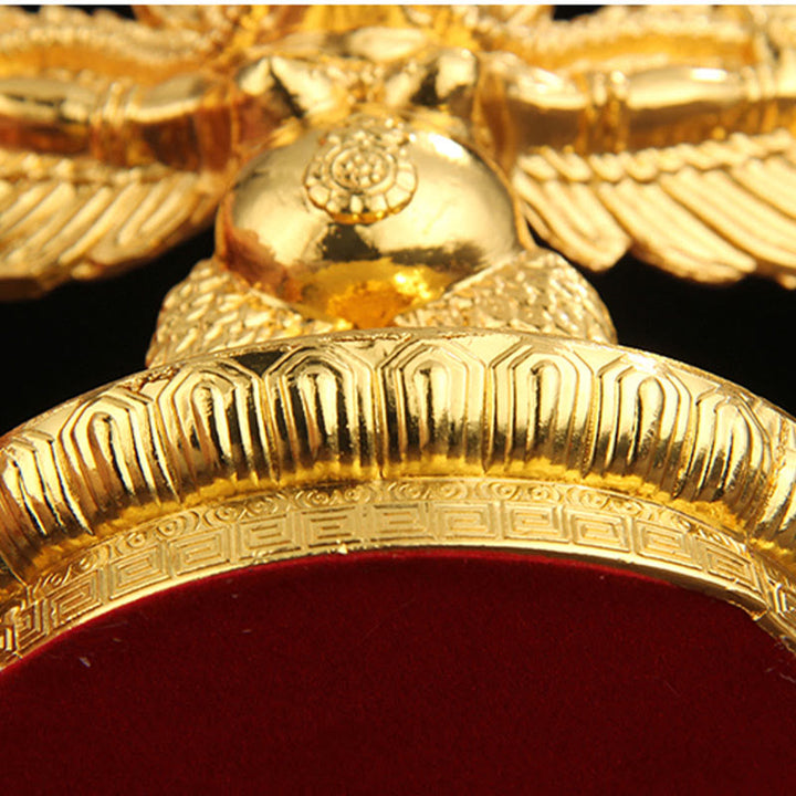 Buddha Stones Tibetaans gouden Garuda vogel legering bescherming huisdecoratie - image 10