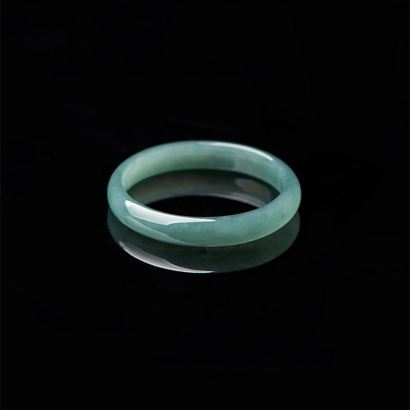 Buddha Stones Natuurlijke jade Ring voor voorspoed en bescherming. - image 8