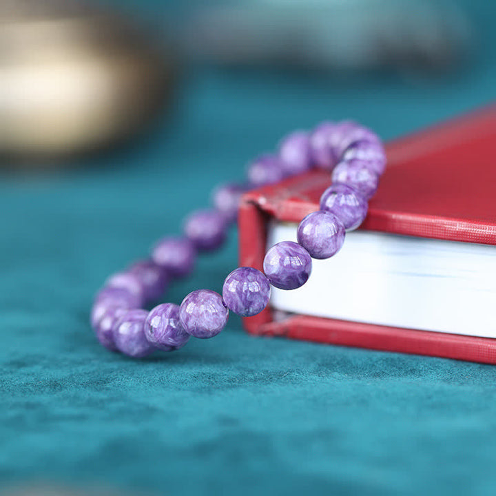 Buddha Stones Armband met amethistkristal voor positieve transformatie - image 4