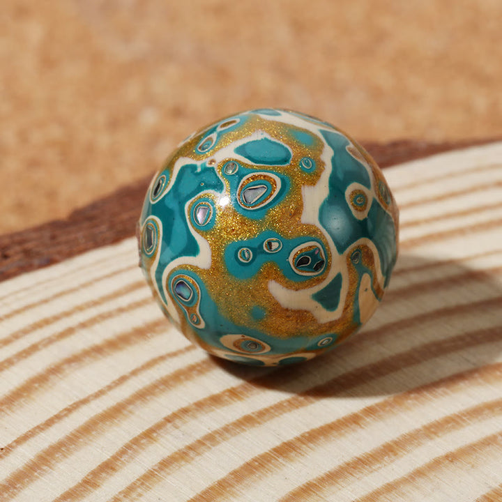 Buddha Stones Natuurlijke, veelkleurige lakparels, rustgevende Armband - image 12