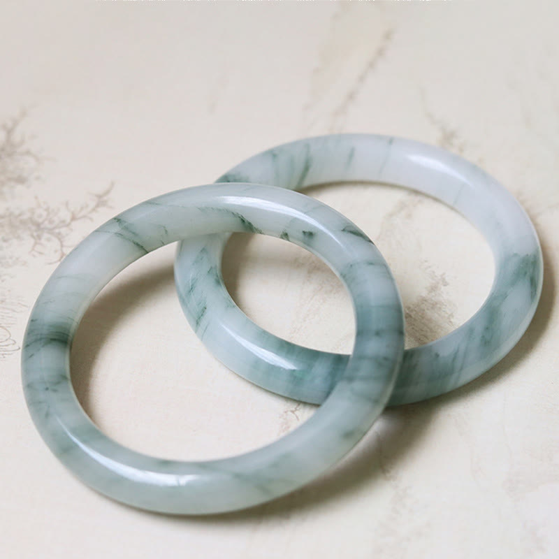 Buddha Stones Natuurlijke jade geluks- en Bangle - image 4