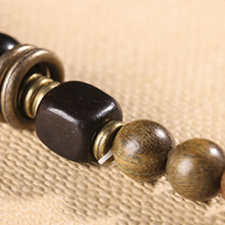 Buddha Stones Tibetaanse groene sandelhout kristallen rustgevende Armband - image 17