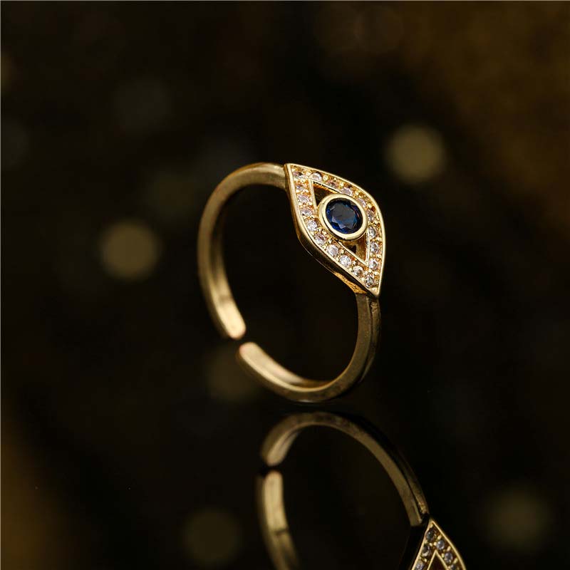 Buddha Stones Koperen Ring ter bescherming tegen het boze oog - image 1