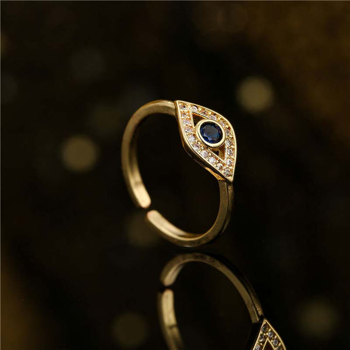 Buddha Stones Koperen Ring ter bescherming tegen het boze oog - image 1