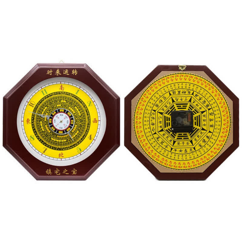 Feng Shui Bagua-kaart, energiebalanskaart, wandklok - image 9