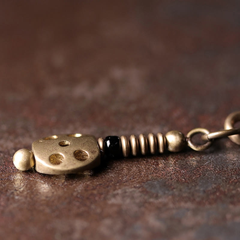 Buddha Stones Regenboog Obsidiaan Ebbenhout Koper Positieve Meerlaagse Armband - image 7