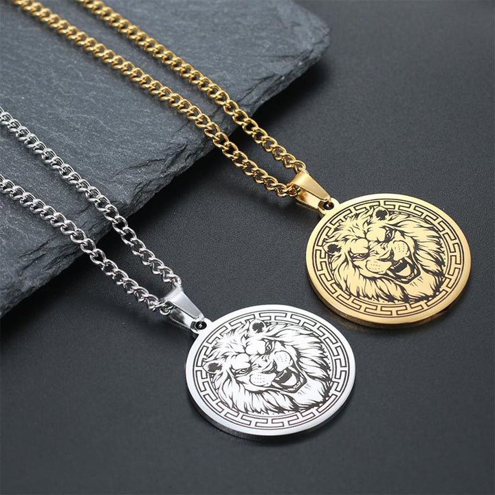 Buddha Stones Dierenvormige titanium stalen ketting met beschermende hanger - image 9