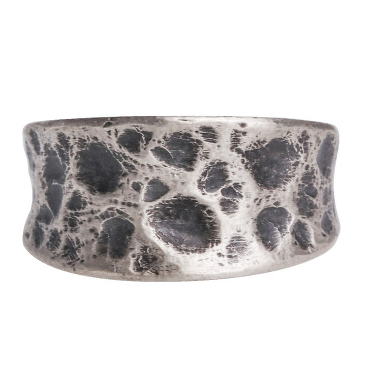 Buddha Stones 925 Sterling Zilveren Ring met Bobbelstructuur - image 5