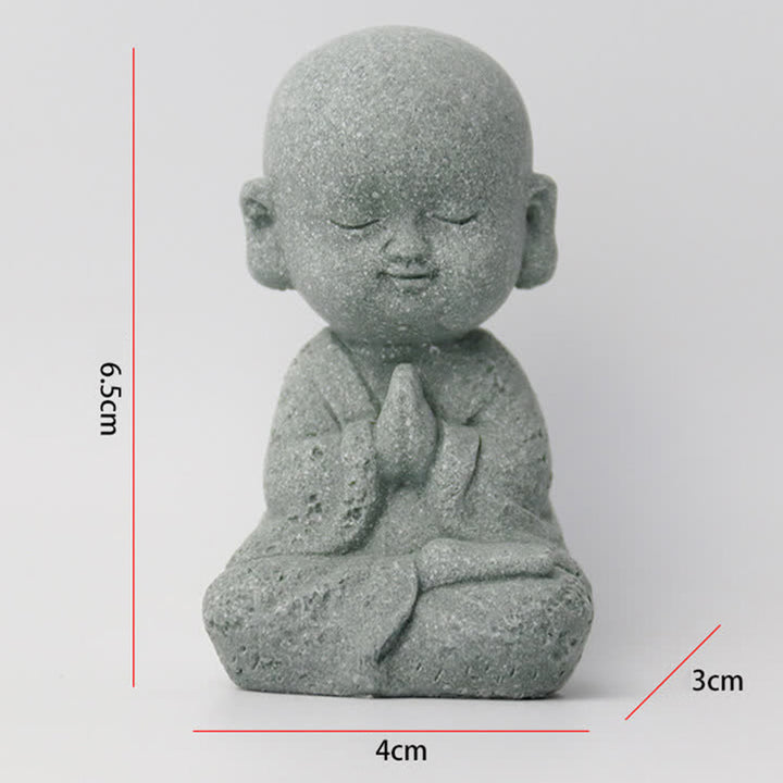 Buddha Stones Meditatie, gebed, monnik, Boeddhabeeld, sereniteit, huisdecoratie - image 13