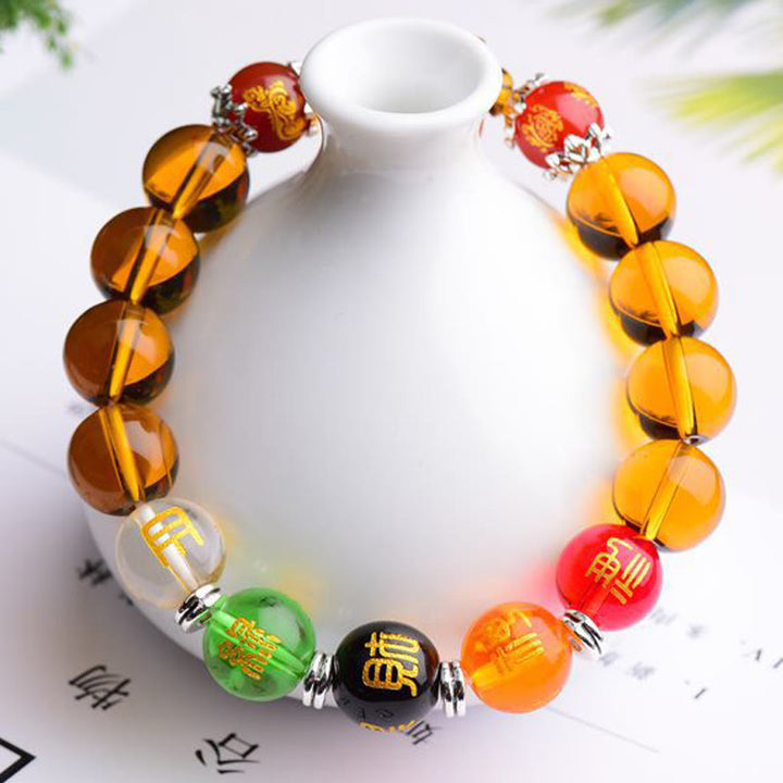 Buddha Stones Armband met natuurlijke citrien - image 5