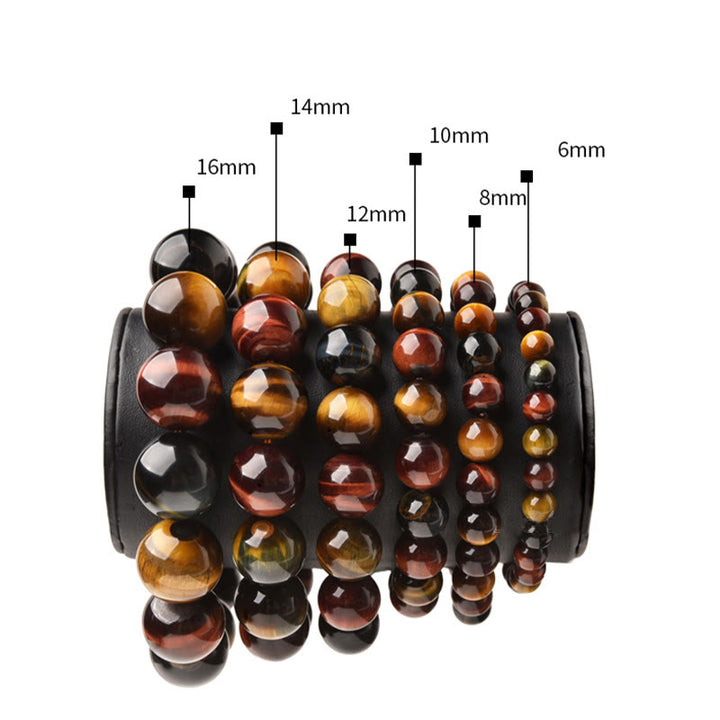 Buddha Stones Natuurlijke tijgeroog Armband voor positieve bescherming - image 16