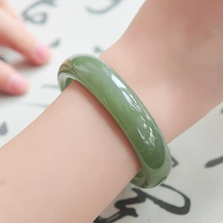 Buddha Stones Jade Armband met Bangle voor overvloed - image 2