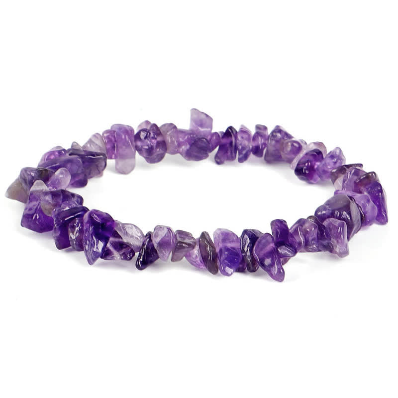 Buddha Stones Amethist, lazuriet, lapis lazuli, diverse kristallen, helende en positieve Armband - image 0