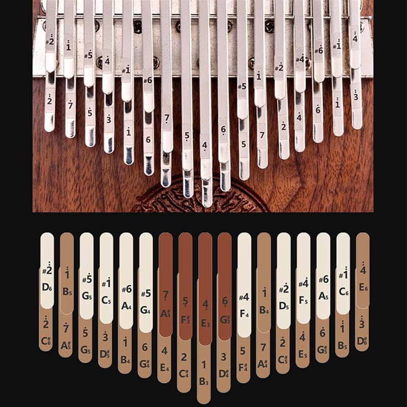 Buddha Stones Kalimba met 34 toetsen, duimpiano, levensboomdesign, draagbare vingermarimba. - image 10