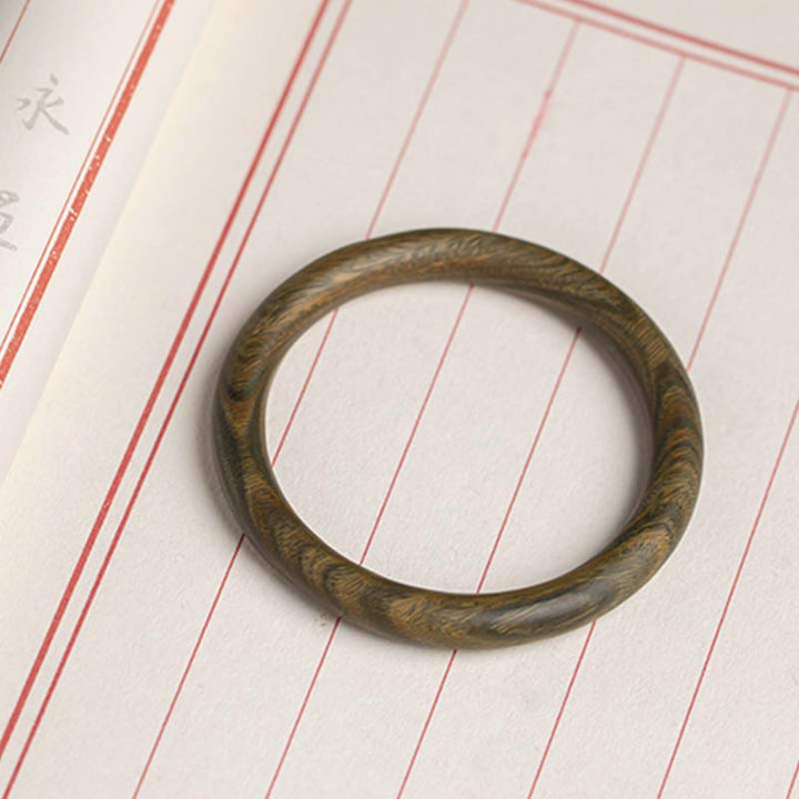 Buddha Stones Tibetaanse armband met kleine blaadjes, rood sandelhout en ebbenhout , Bangle-armband - image 22